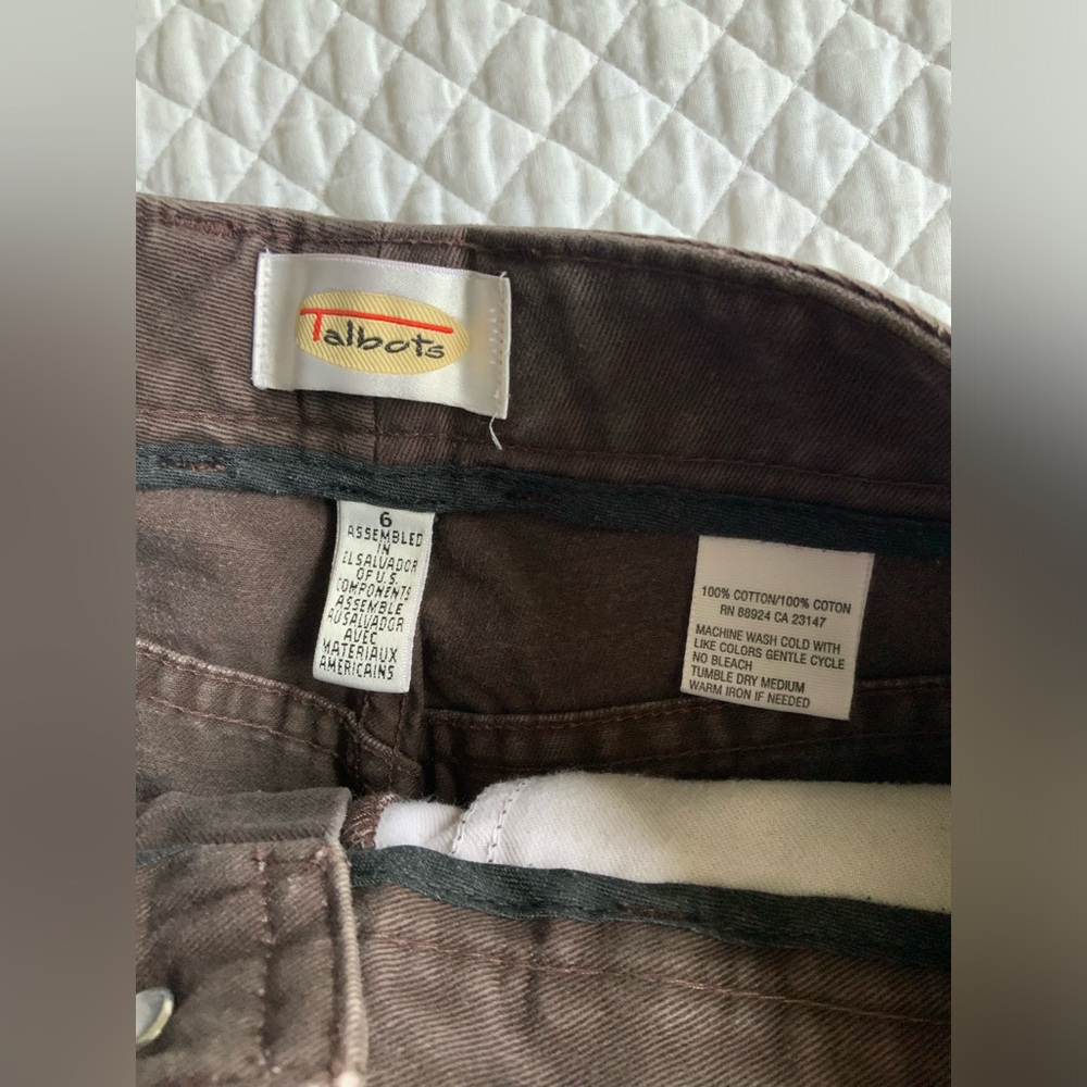 Brown Talbots Jeans size 6 - Picture 2 of 6